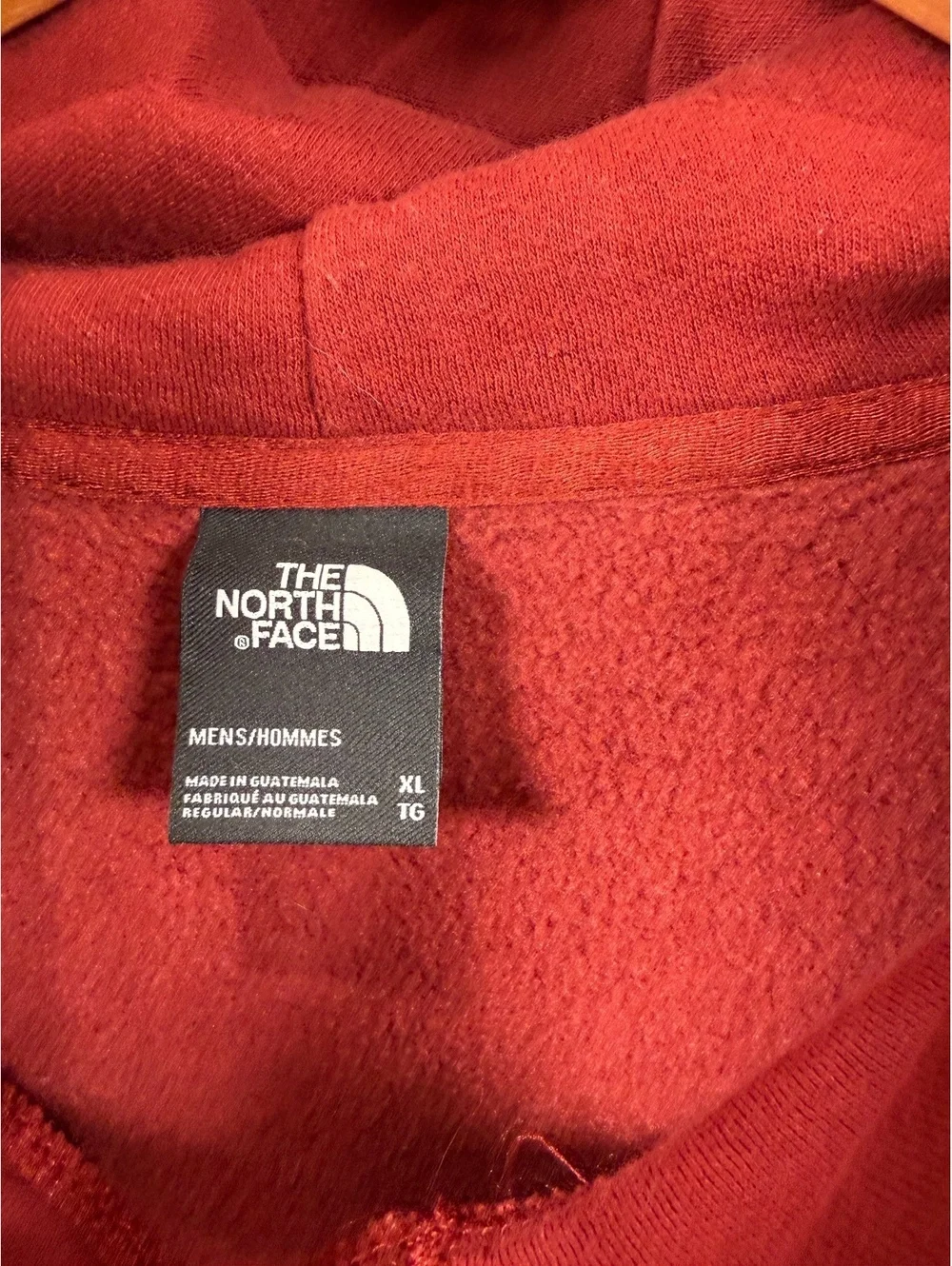 The North Face Men's XL Red Hoodie jock, gorpcore Sweatshirt
